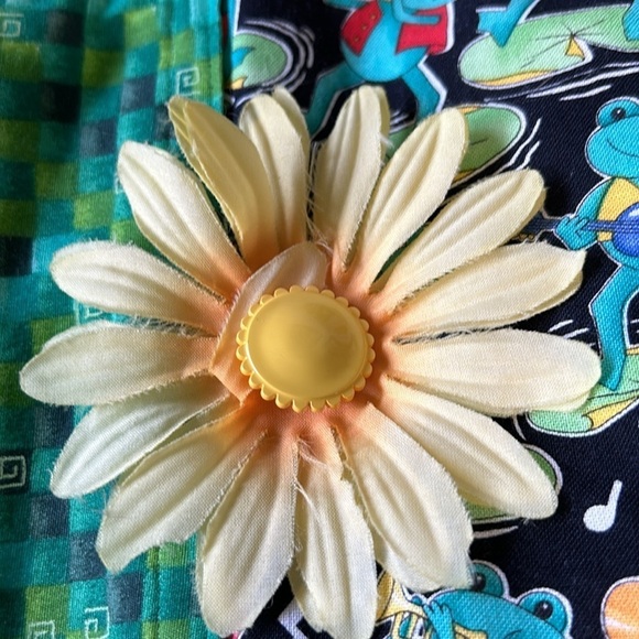 Handmade Frog Tote 3-D Embellishment‎ Sequins Tassels 18”x18”x5” - Picture 6 of 11